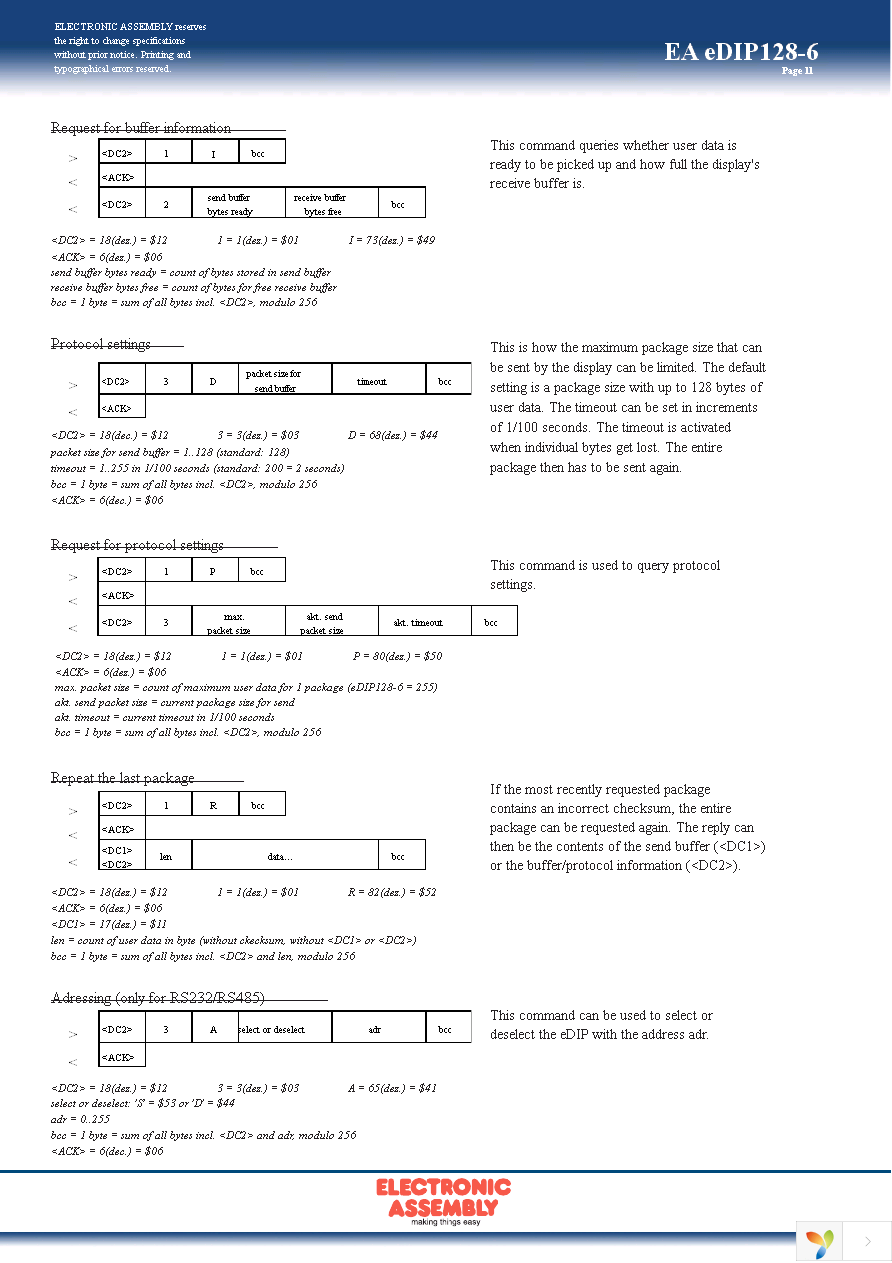 EA 0FP130-6SW Page 11